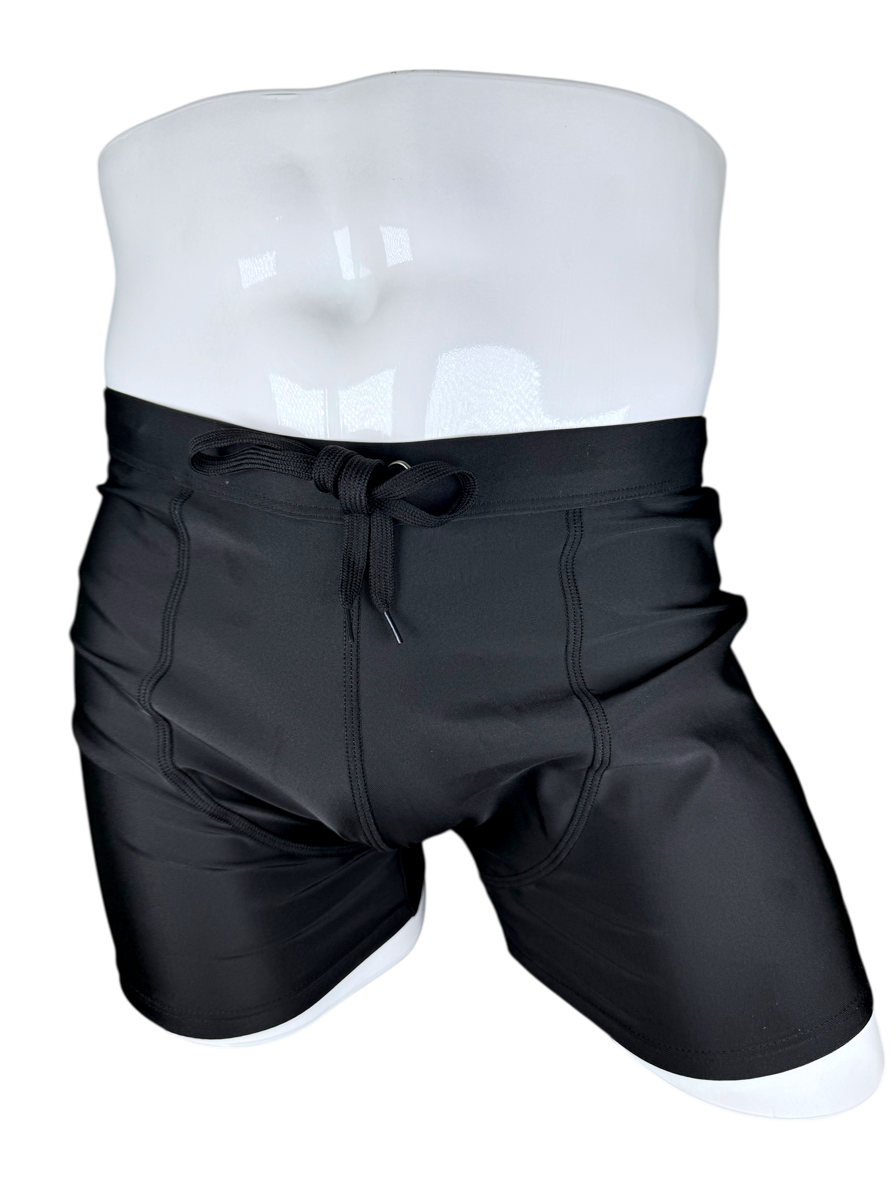 Total Black Swim Trunks | MEN SWIMWEAR | LAVISH NY | OUTFAIR | OUTFAIR