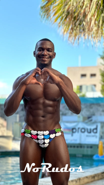 Love is Love Swim Brief | MEN SWIMWEAR | NO RUDOS | OUTFAIR | OUTFAIR
