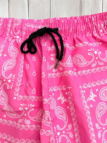 Pink Paisley Shorts | MEN SHORTS | LAVISH NY | OUTFAIR | OUTFAIR