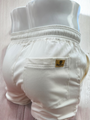 White Drill Shorts 2.5 Inch