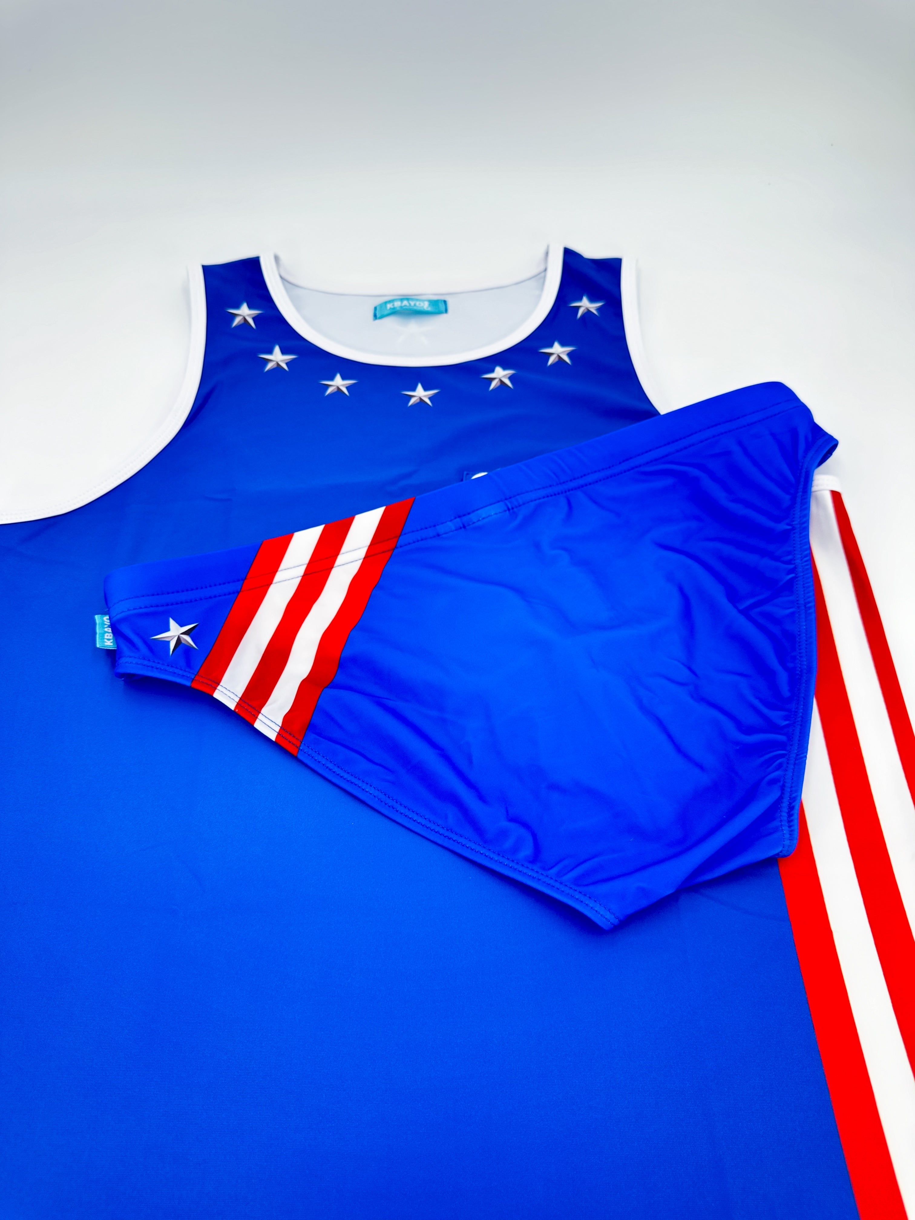 Patriot Glam Swimsuit | MEN SWIMWEAR | KBAYO | OUTFAIR | OUTFAIR