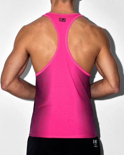 Super Bright Racerback Tank Neon Pink - view 3