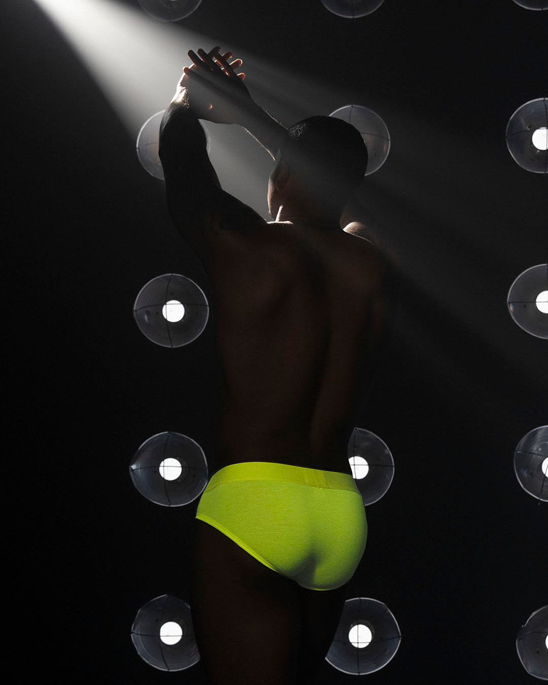 Super Bright Low Rise Brief Neon Yellow - view 7