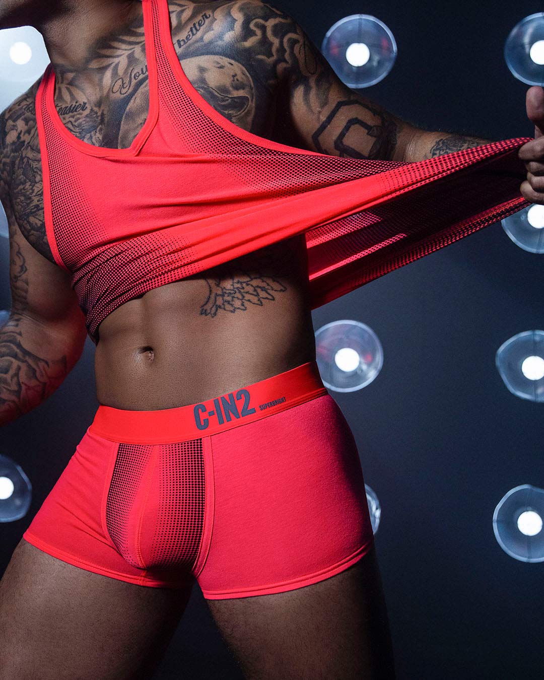 Super Bright Racerback Tank Neon Red - view 6