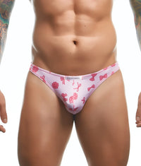 Mens Classic Thong Fun Prints by J+S - view 1