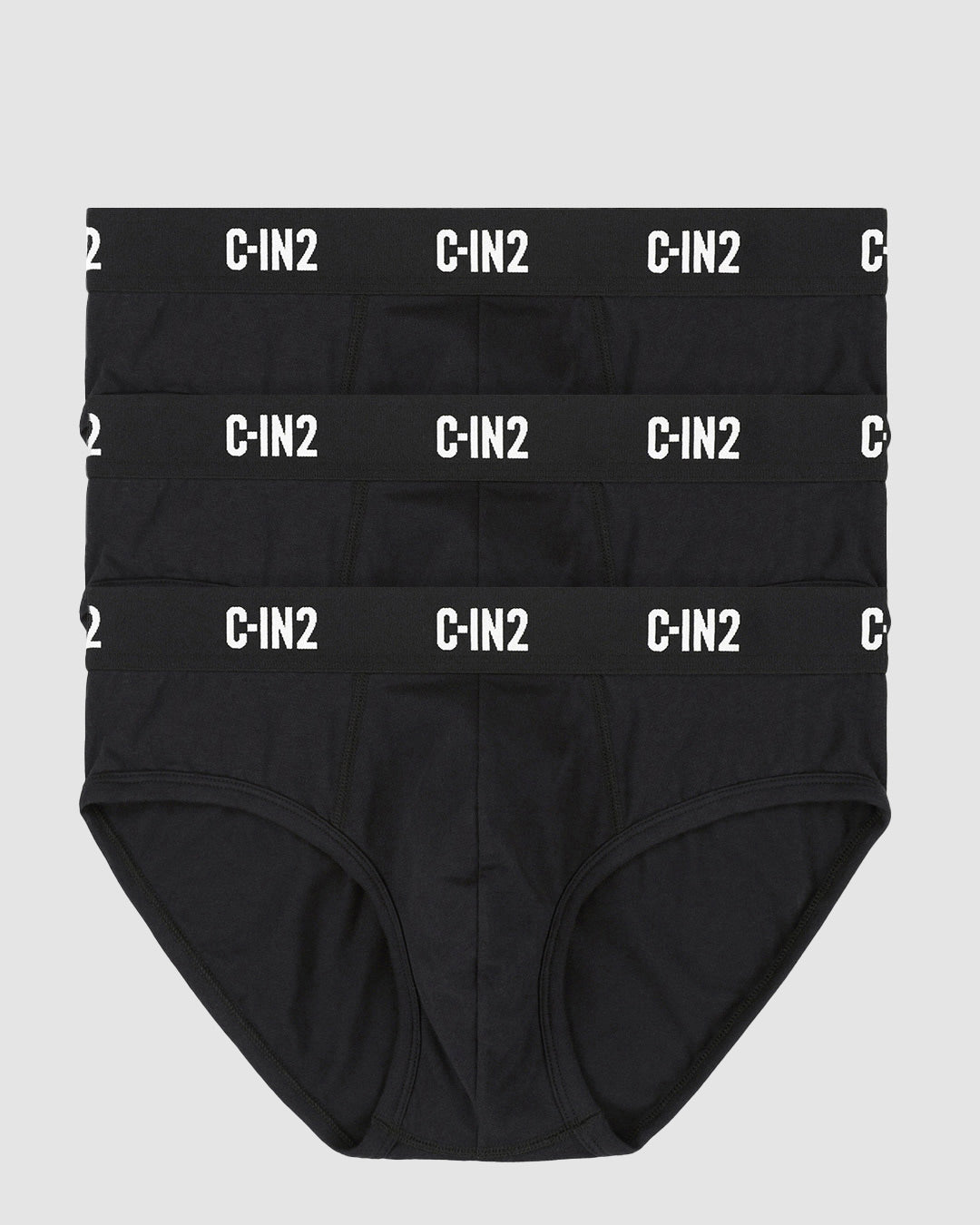 Multipack Premium Stretch 3-Pack Mid Rise Brief Black - view 5