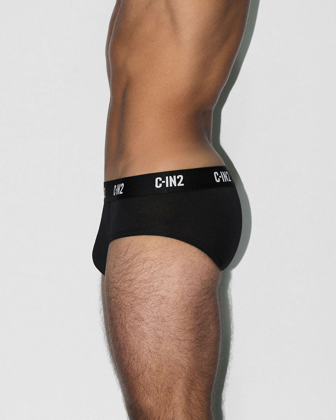 Multipack Premium Stretch 3-Pack Mid Rise Brief Black - view 4