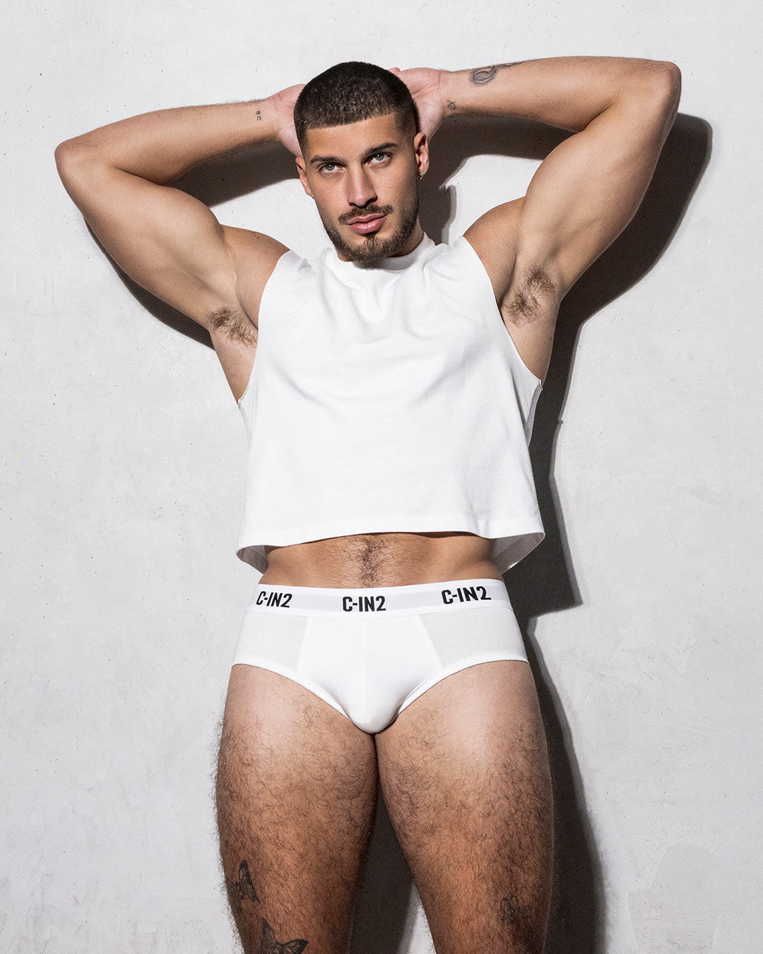 Multipack Premium Stretch 3-Pack Mid Rise Brief White - view 7