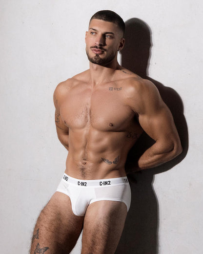 Multipack Premium Stretch 3-Pack Low Rise Brief White - view 6