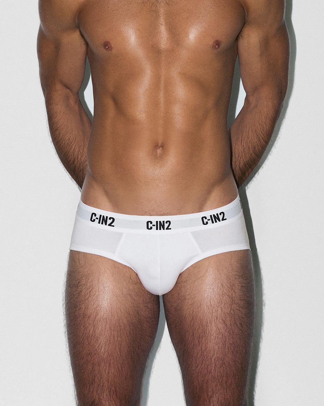 Multipack Premium Stretch 3-Pack Low Rise Brief White - back view