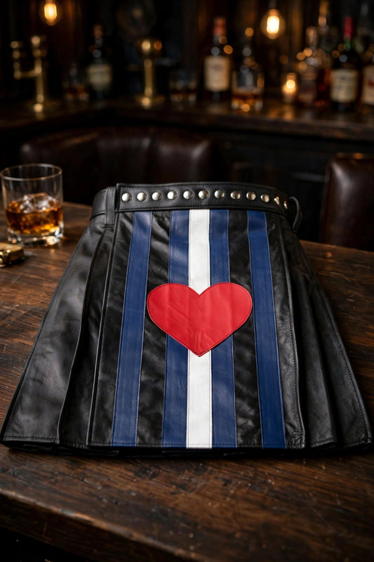 Leather Pride Handmade Leather Kilt