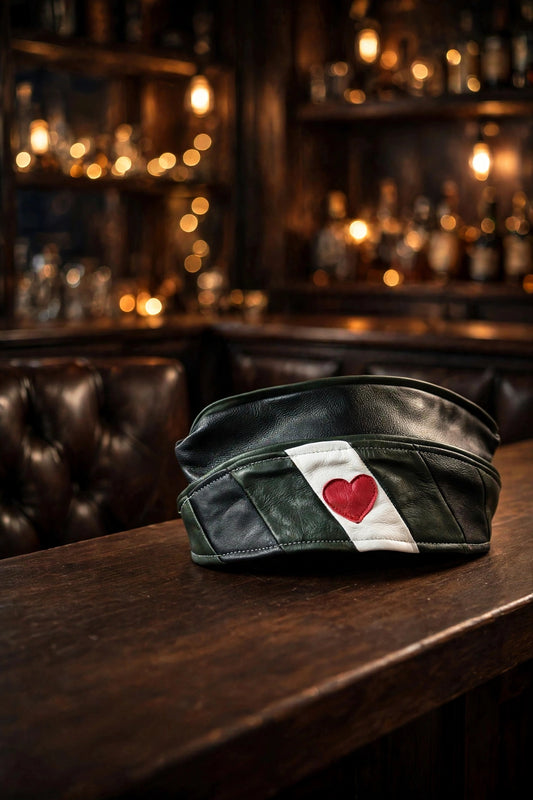 Leather Boy Pride Leather Garrison Cap