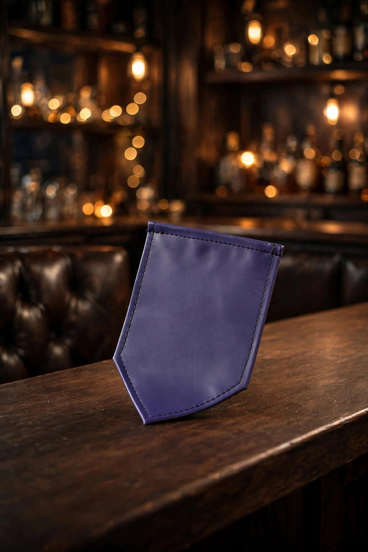 Solid Color Leather Pocket Flag