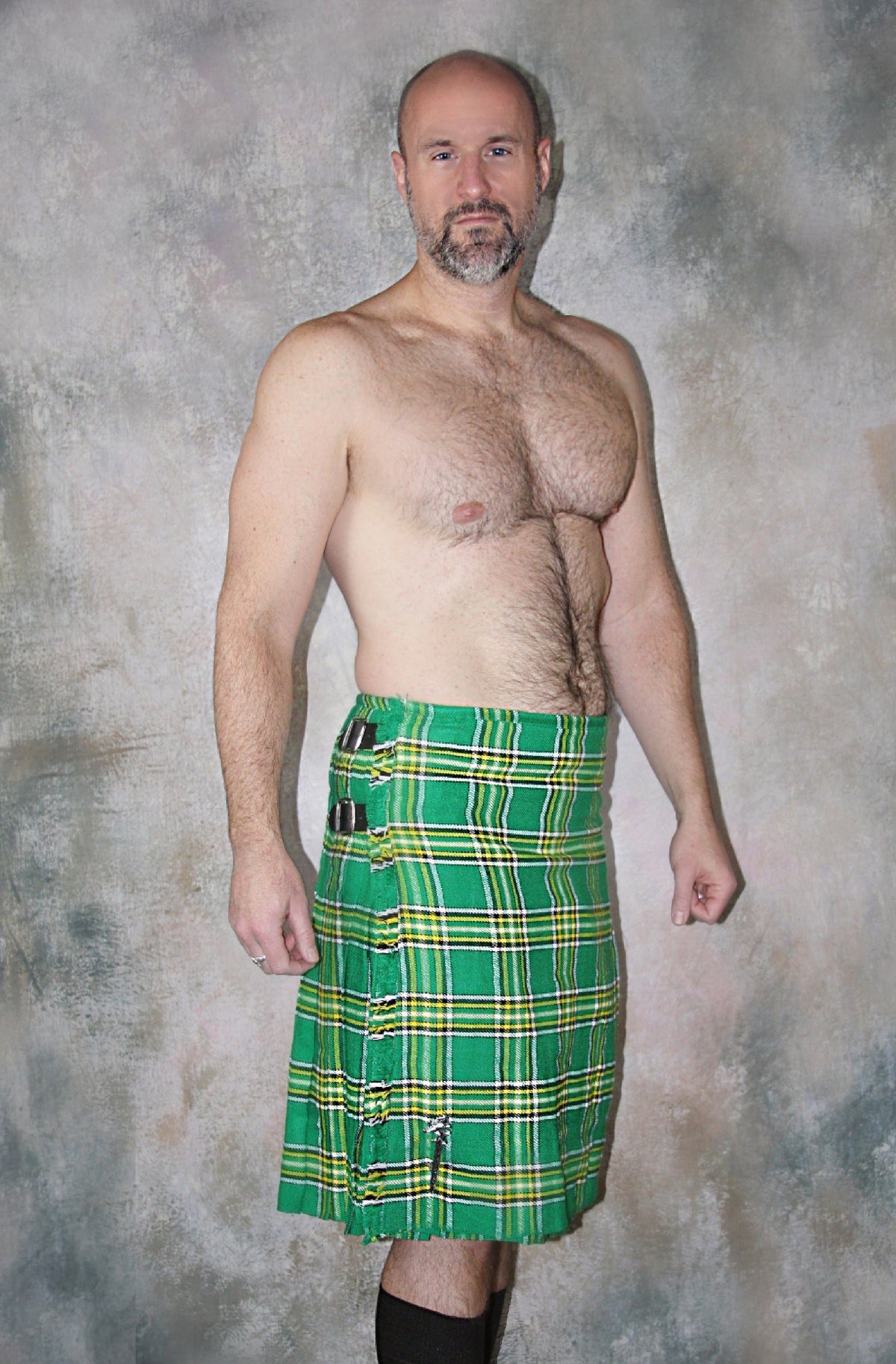 Pride of Ireland Kilt by KiltedBros - front view