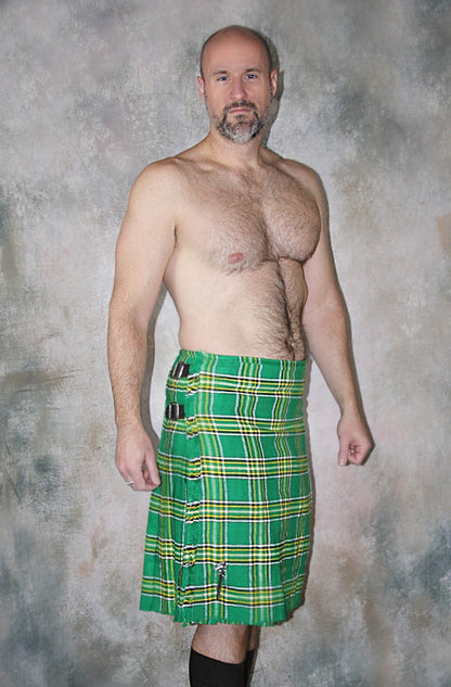 Pride of Ireland Kilt by KiltedBros - front view