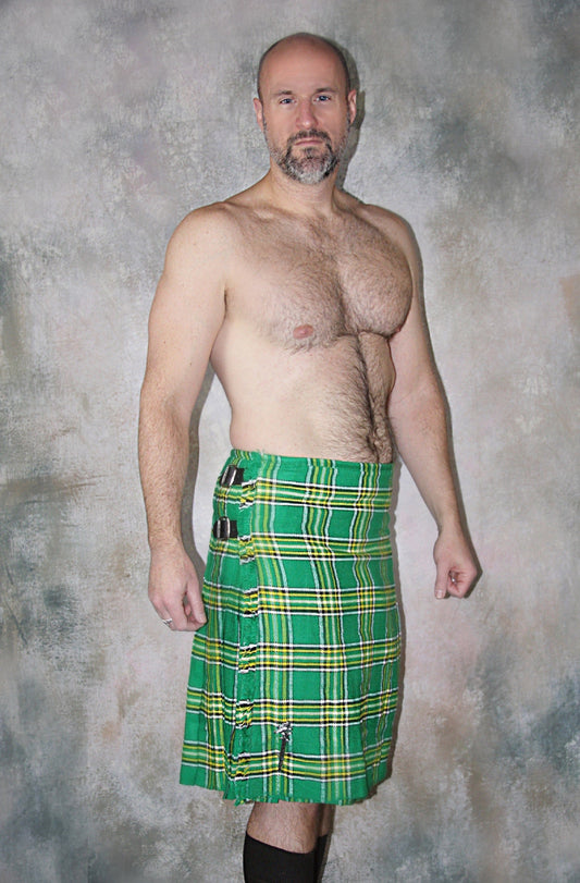 Pride of Ireland Kilt by KiltedBros - front view