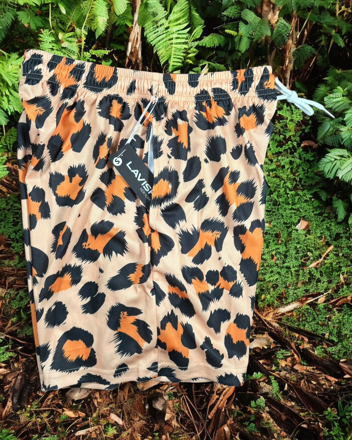Mesh Leopard Boardshorts | MEN SHORTS | LAVISH NY | OUTFAIR | OUTFAIR
