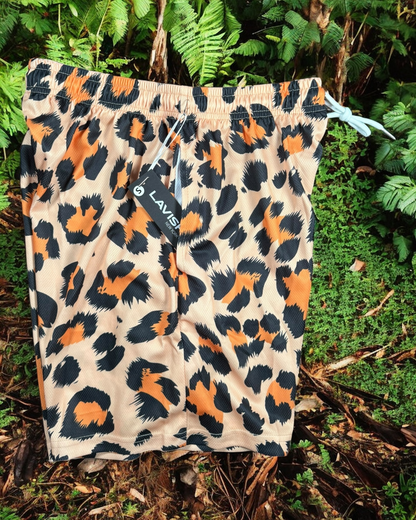 Mesh Leopard Boardshorts | MEN SHORTS | LAVISH NY | OUTFAIR | OUTFAIR