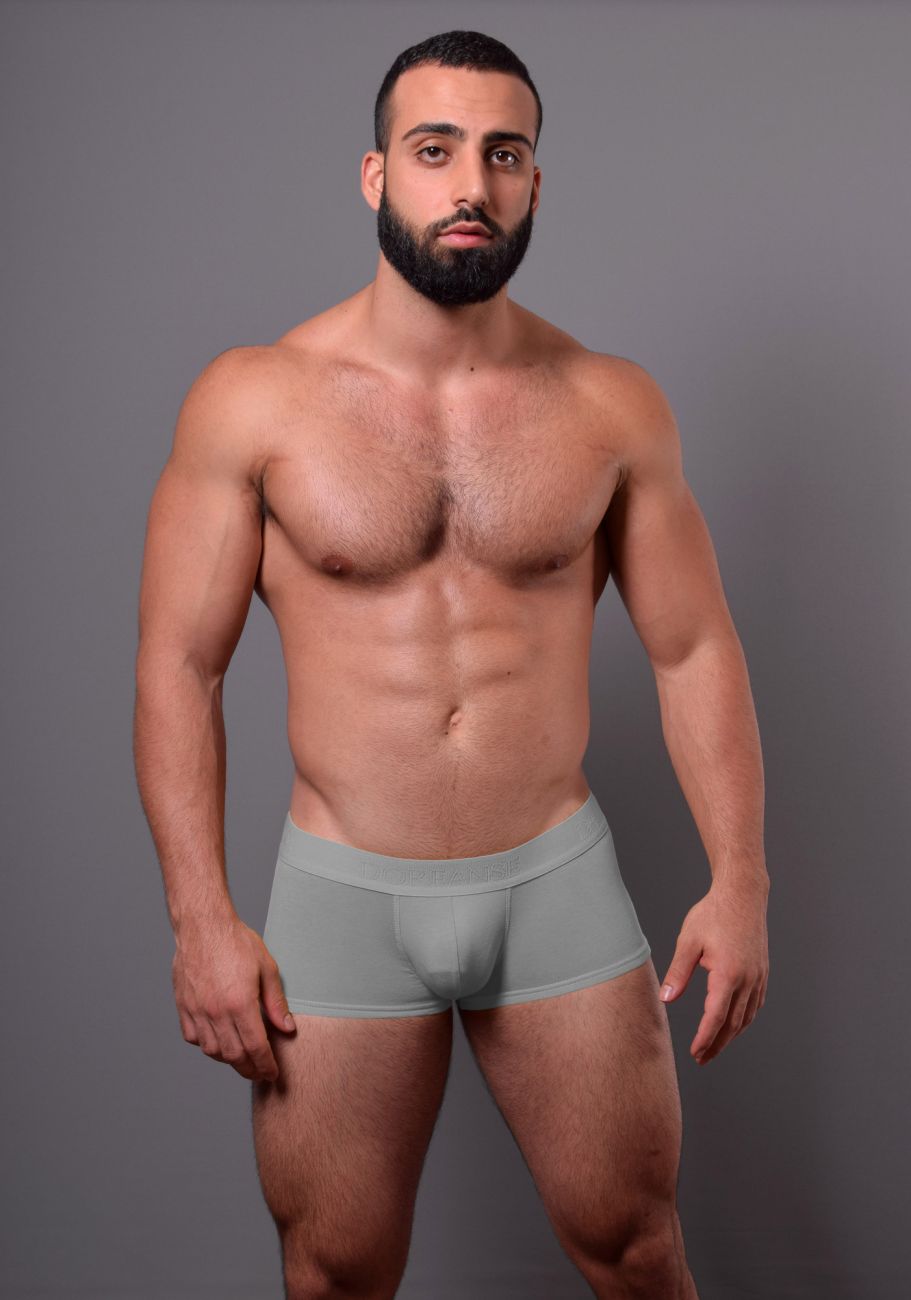 Doreanse Men's Underwear 1760-GRY Low-rise Trunk Color Gray