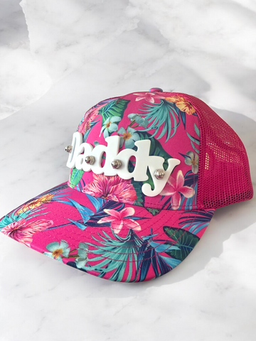 Fucsia Jungle DADDY Hat | MEN ACCESSORIES | STRAPPING BOY NYC | OUTFAIR | OUTFAIR