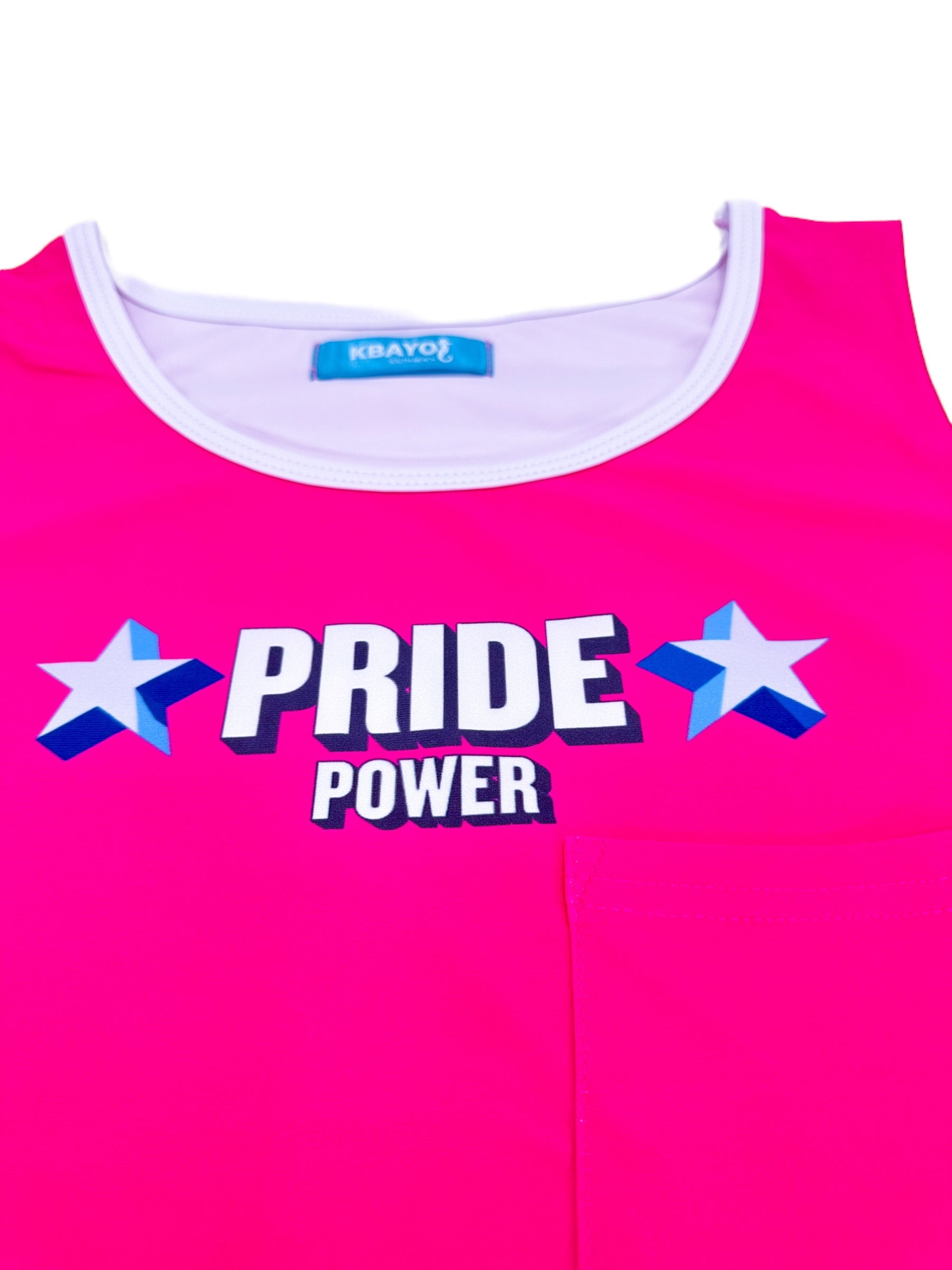 PRIDE POWER Pink Tank Top | MEN TANK TOP | KBAYO | OUTFAIR | OUTFAIR
