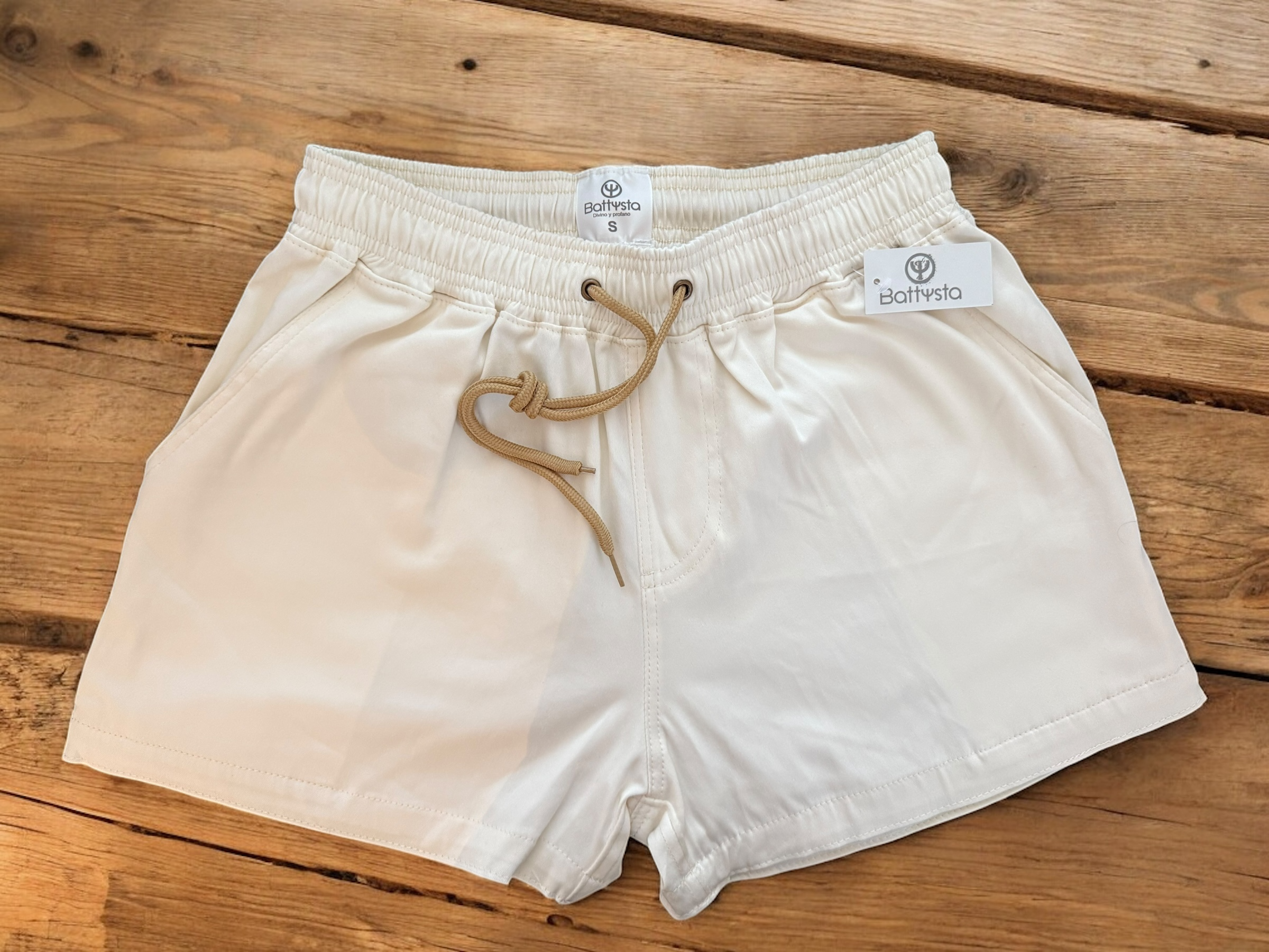 White Drill Shorts 2.5 Inch | MEN SHORTS | BATTYSTA | OUTFAIR | OUTFAIR