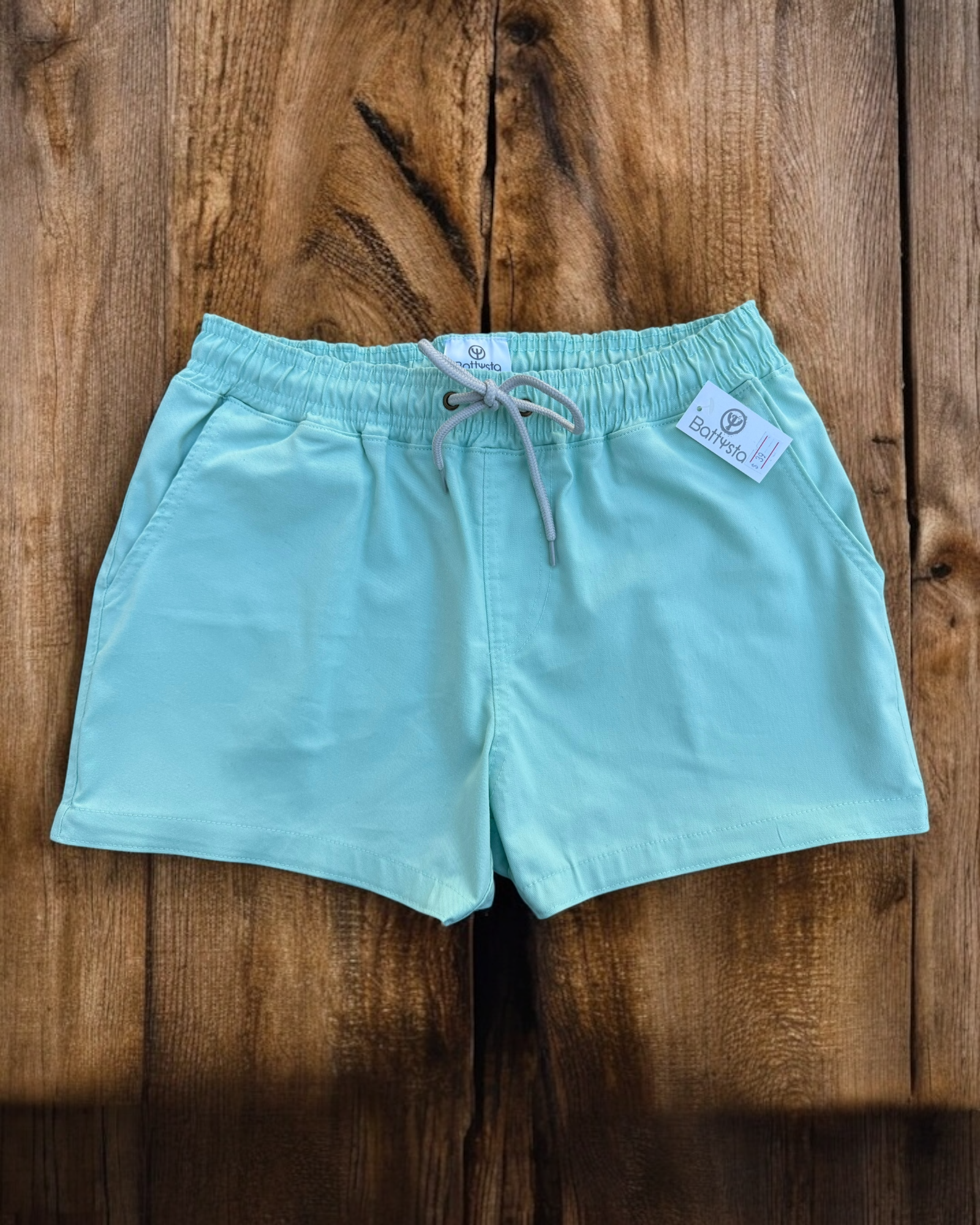 Mint Drill Shorts 2.5 Inch | MEN SHORTS | BATTYSTA | OUTFAIR | OUTFAIR