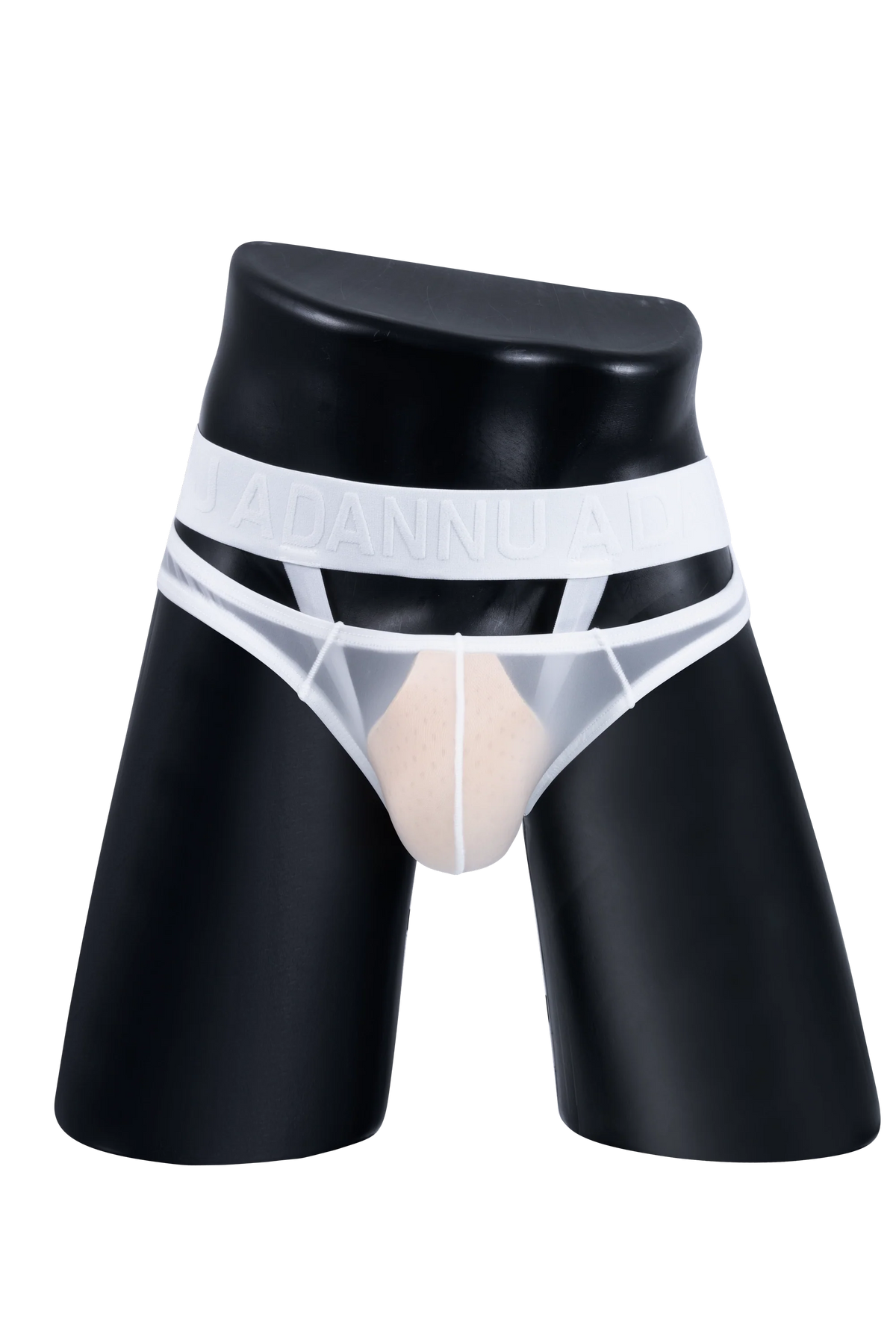 Men’s Sexy Sheer Thong with Ring & Strap Design - view 27
