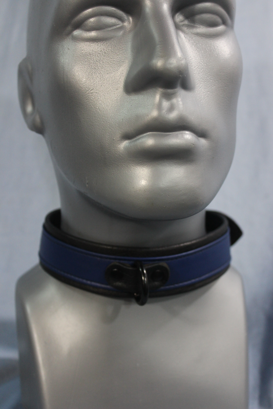 Locking Two Tone Collar - Top Stripe Construction - front view