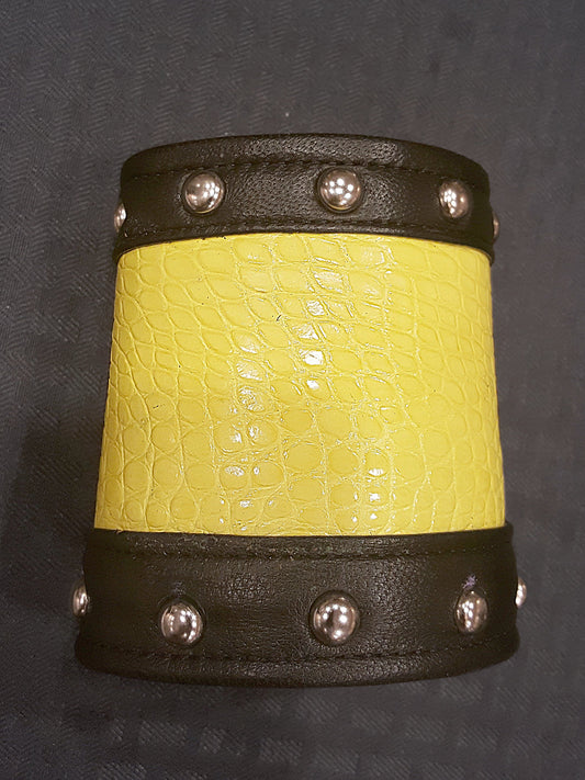 Alligator Hide Bracers (Studded Edges) - view 2