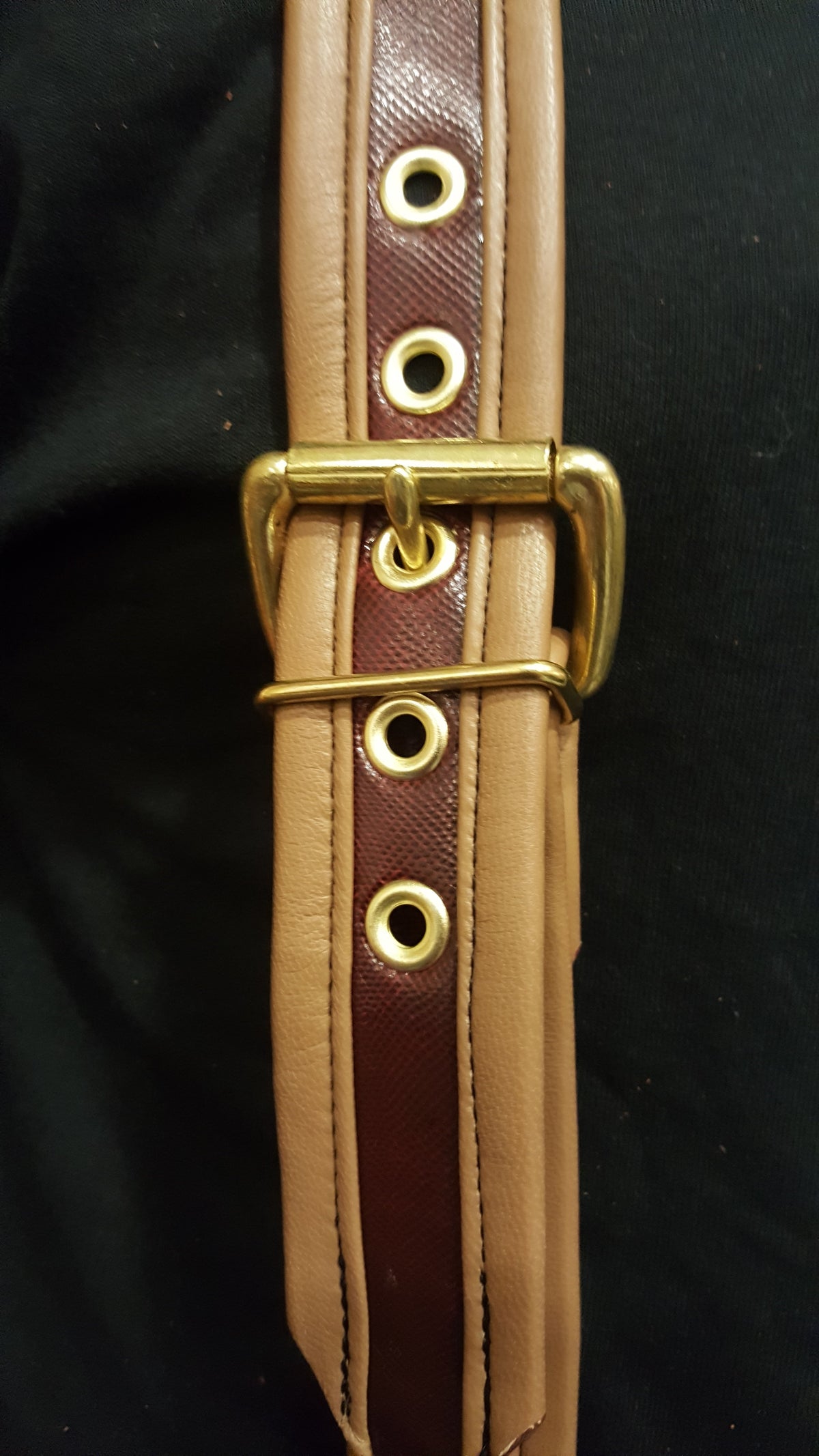 Karung Snakeskin Suspenders with Lambskin Edge - view 3