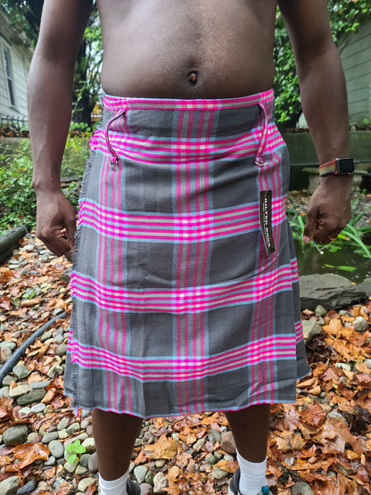 Official Transgender Pride Tartan Kilt by KiltedBros - front view