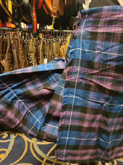 Pride of Scotland Tartan Kilt by KiltedBros Purple Plaid - view 3
