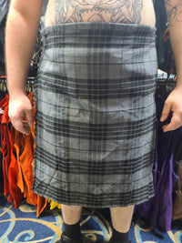 Grey Watch Tartan Kilt by KiltedBros - front view