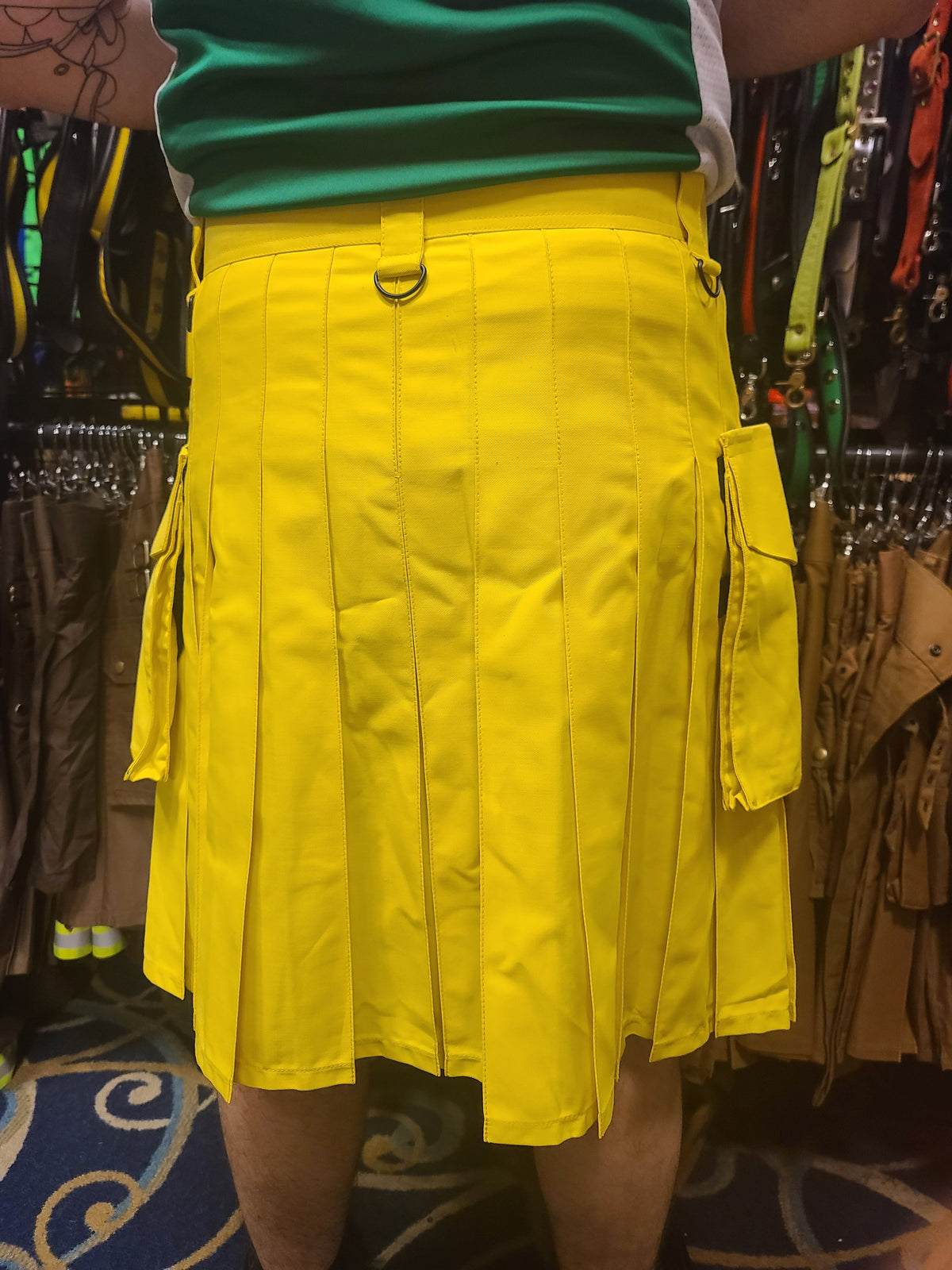 Utility Kilt in Yellow by KiltedBros - view 3