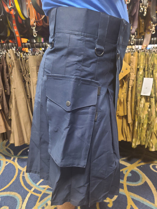Utility Kilt in Navy Blue by KiltedBros - view 2