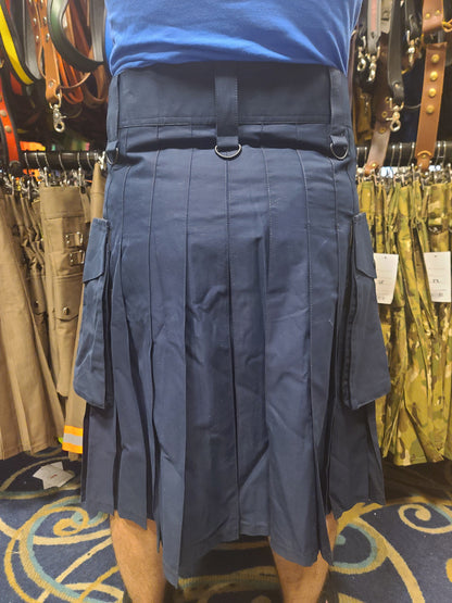 Utility Kilt in Navy Blue by KiltedBros - view 3