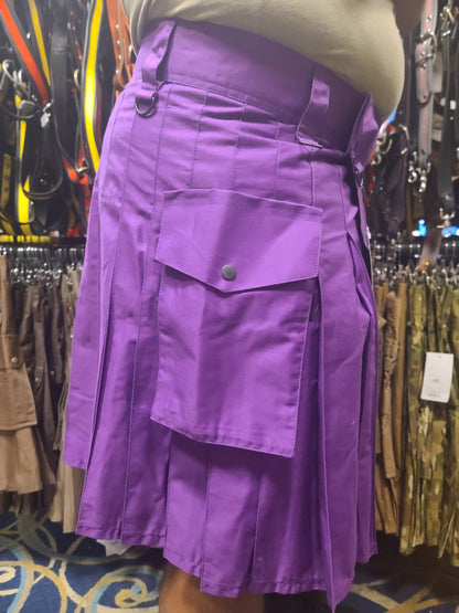 Utility Kilt in Purple by KiltedBros - view 2