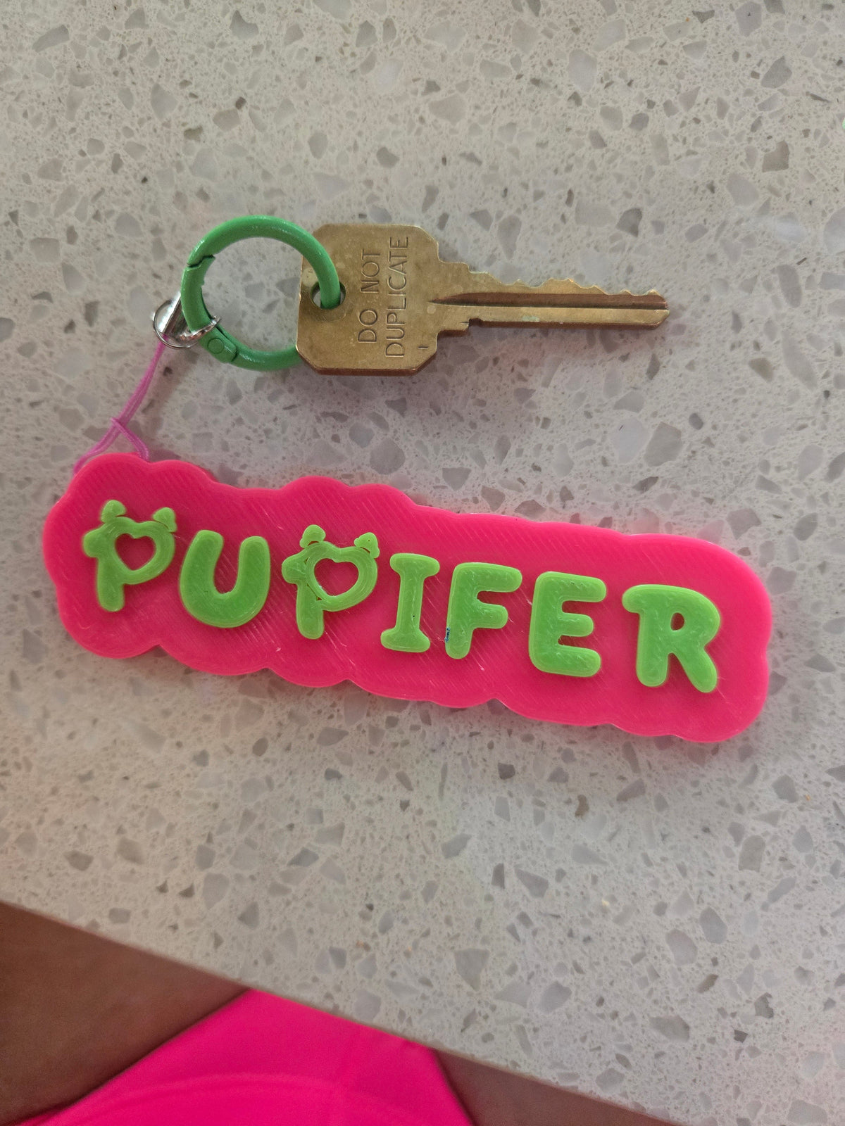 Fully Custom High-Tech Name Keychain
