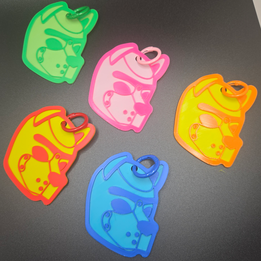 🐾 Pup Hood Bag Tag / Keychain – Pup Identity Color Match Identifier | MEN  | Pupifer's Kink Wonderland | OUTFAIR | OUTFAIR