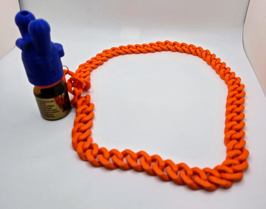 Stretchy Cuban Chain Loop Poppers/Lube Holder Necklace – Colorful, Customizable, Durable & Stylish | MEN  | Pupifer's Kink Wonderland | OUTFAIR | OUTFAIR