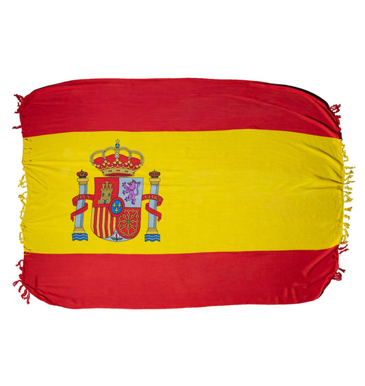 España FLAG CANGA -Red And Yellow - Brazilian Beach Towel (Sarong/Pareo)