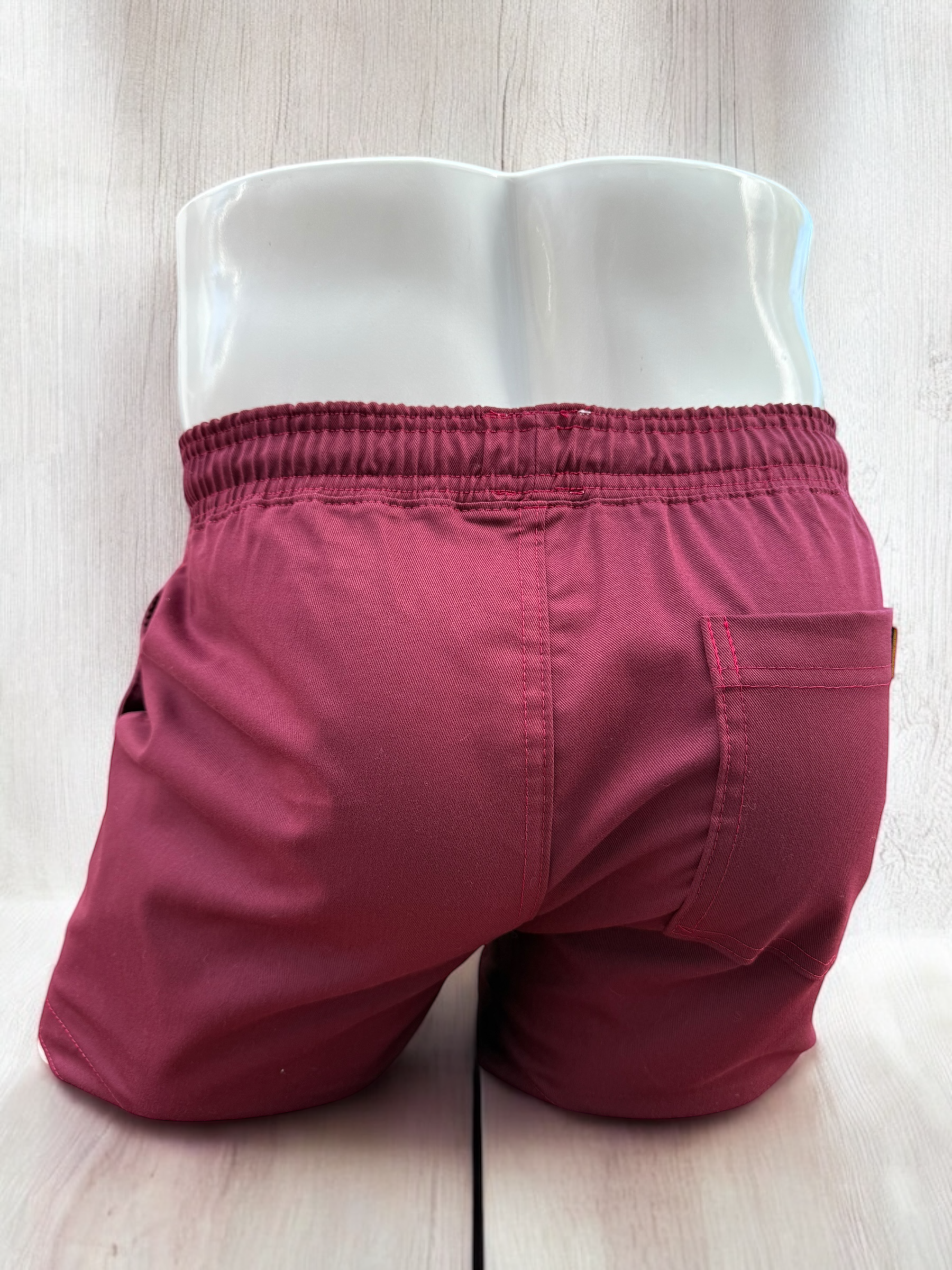 Merlot Drill Shorts 2.5 Inch | MEN SHORTS | BATTYSTA | OUTFAIR | OUTFAIR