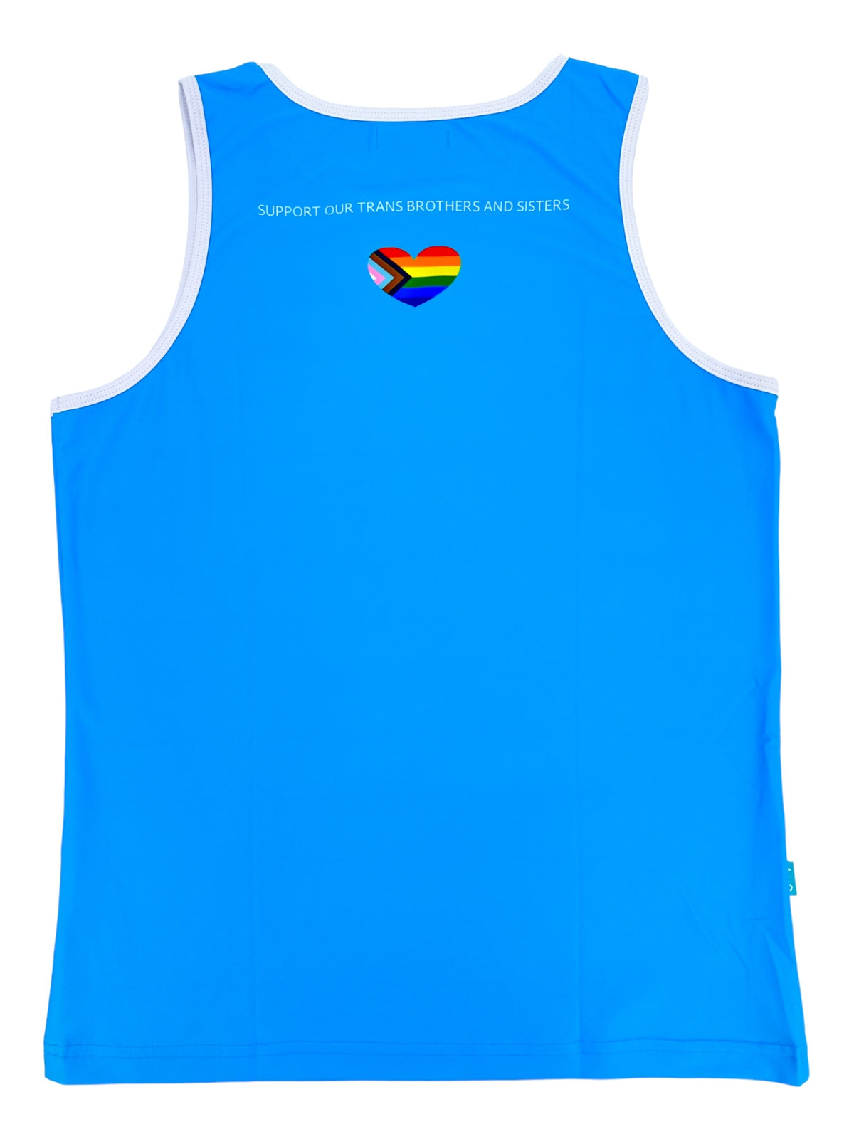 PRIDE POWER Light Blue Tank Top | MEN TANK TOP | KBAYO | OUTFAIR | OUTFAIR