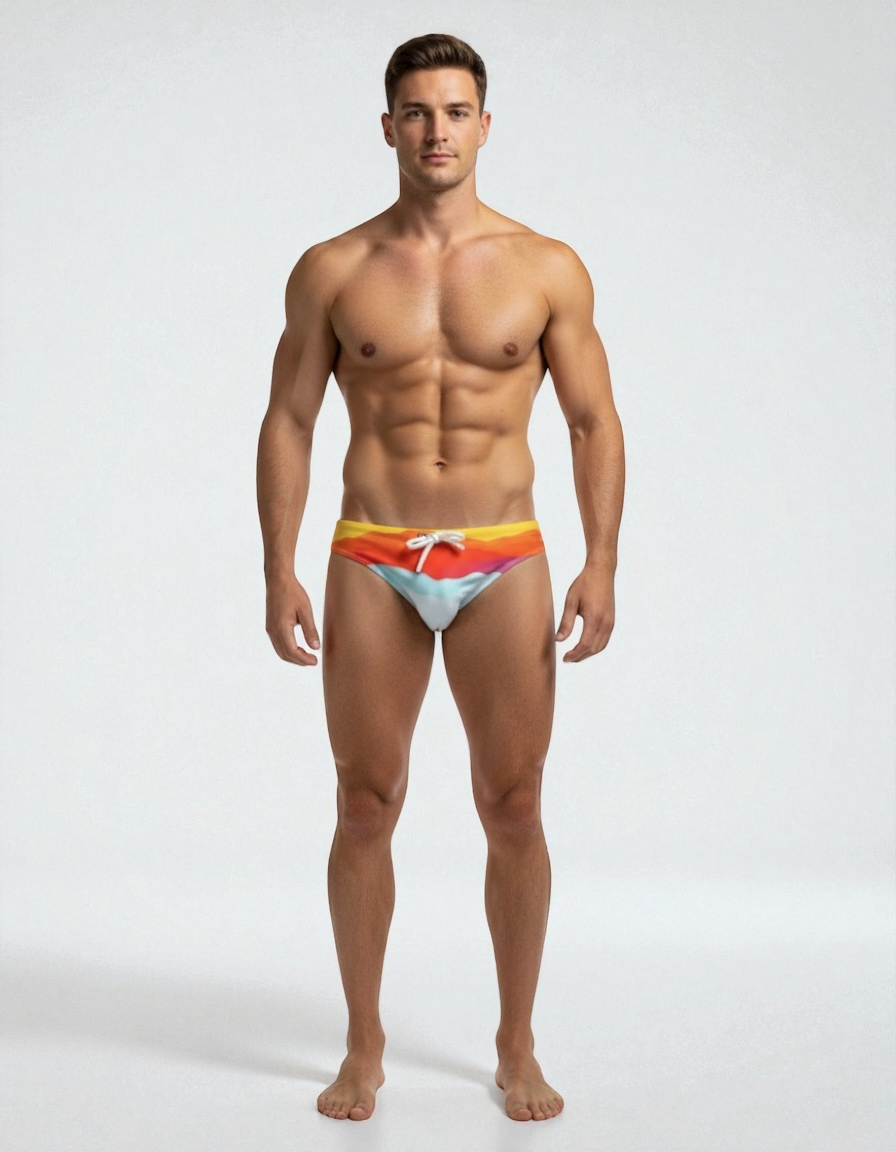 SUNSET IN COSTA BRAVA SWIMSUIT | MEN SWIMWEAR | KBAYO | OUTFAIR | OUTFAIR