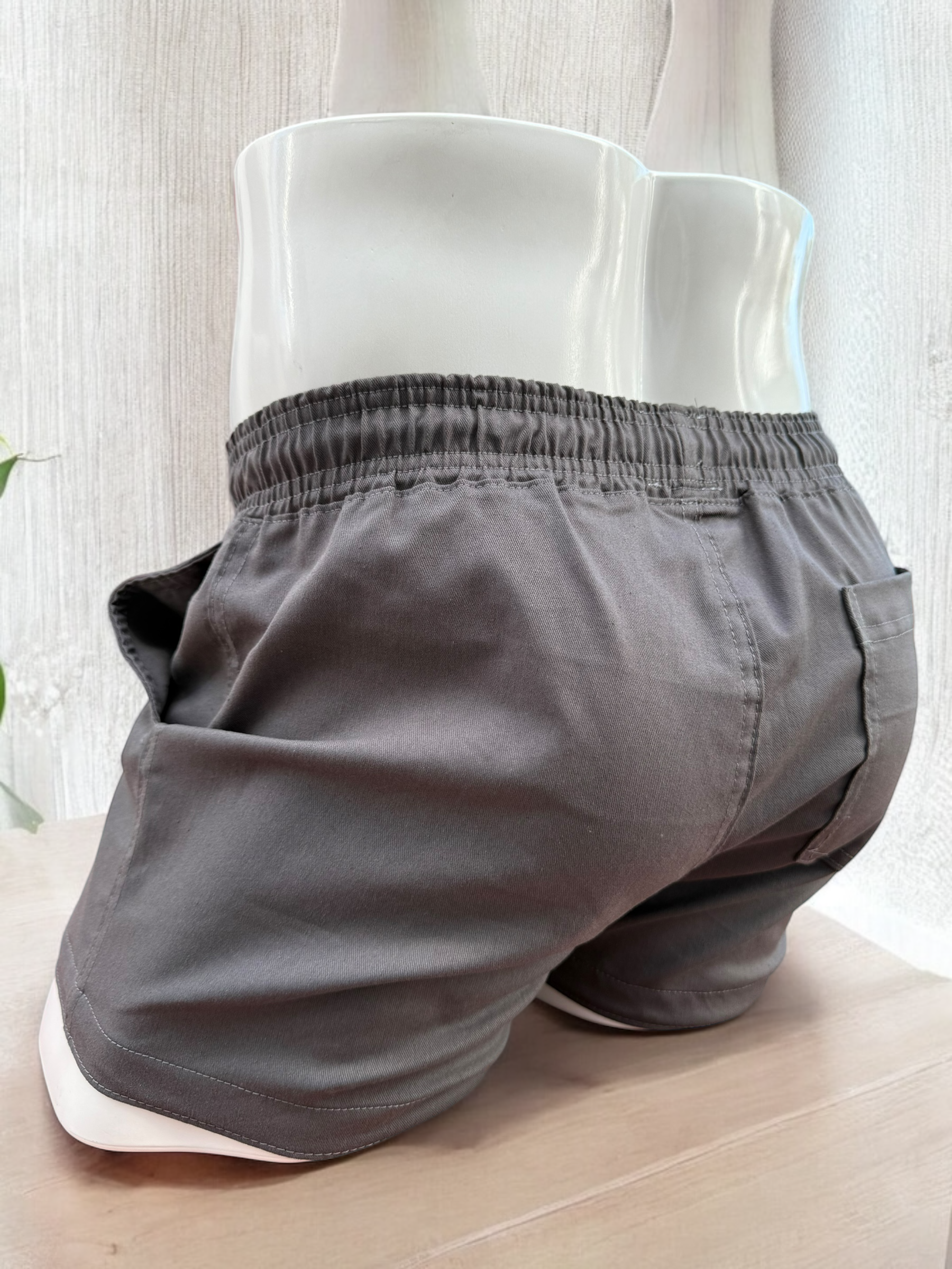 Grey Drill Shorts 2.5 Inches | MEN SHORTS | BATTYSTA | OUTFAIR | OUTFAIR