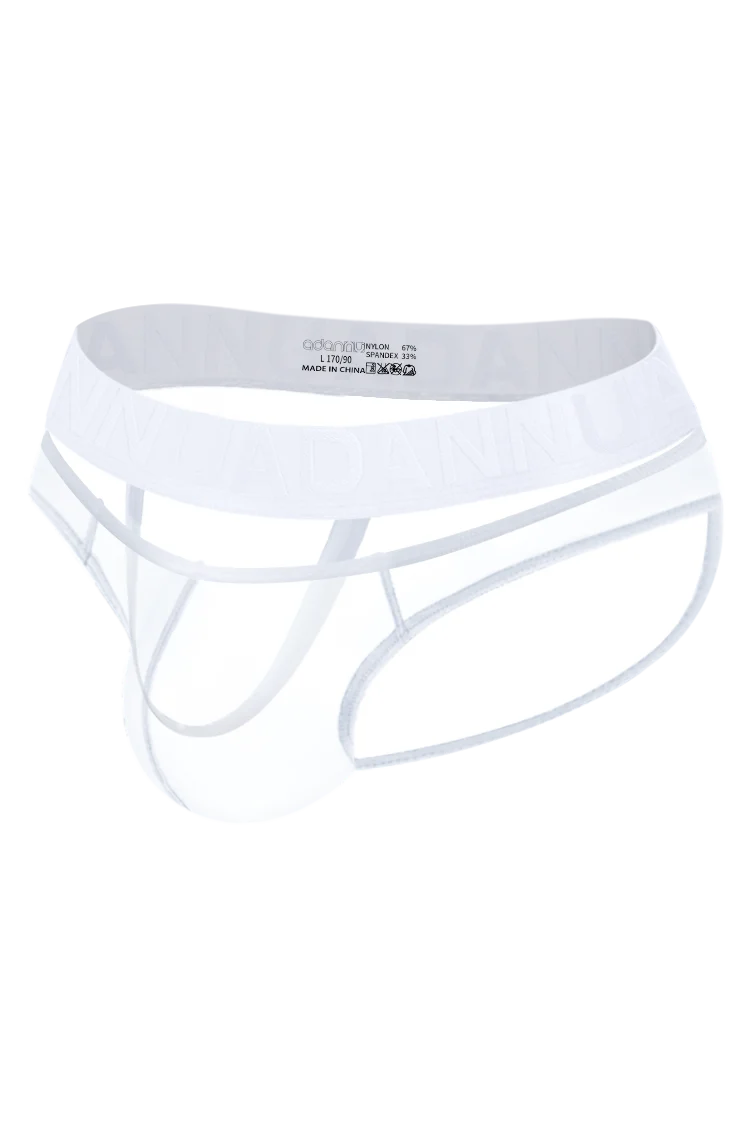 Men’s Sexy Sheer Thong with Ring & Strap Design - view 19