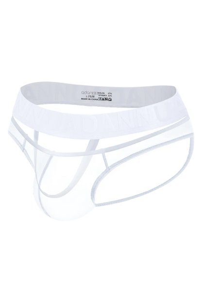 Men’s Sexy Sheer Thong with Ring & Strap Design - view 19