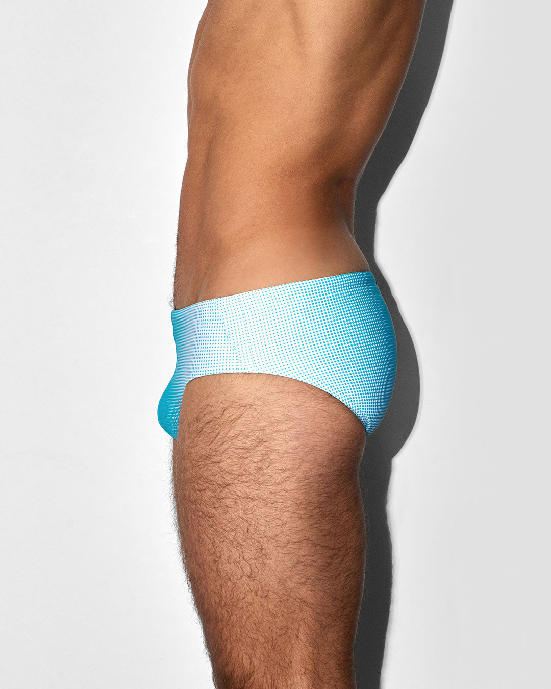 Swim Brief Super Bright Halftone Neon Blue - view 3