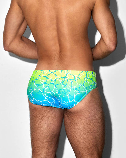 Swim Brief Acqua Yellow - view 3